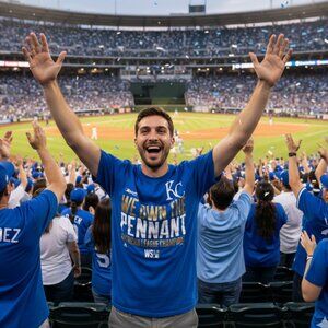 ⚾ KC BASEBALL We Own The Pennant Champions Tee M ⚾